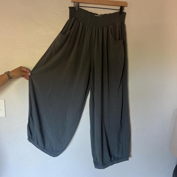 Natural Life Pants - Natural Life Women's Grey and Green Trousers